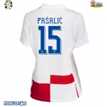 Kroatia Mario Pasalic #15 Hjemmedrakt Dame EM 2024 Kortermet